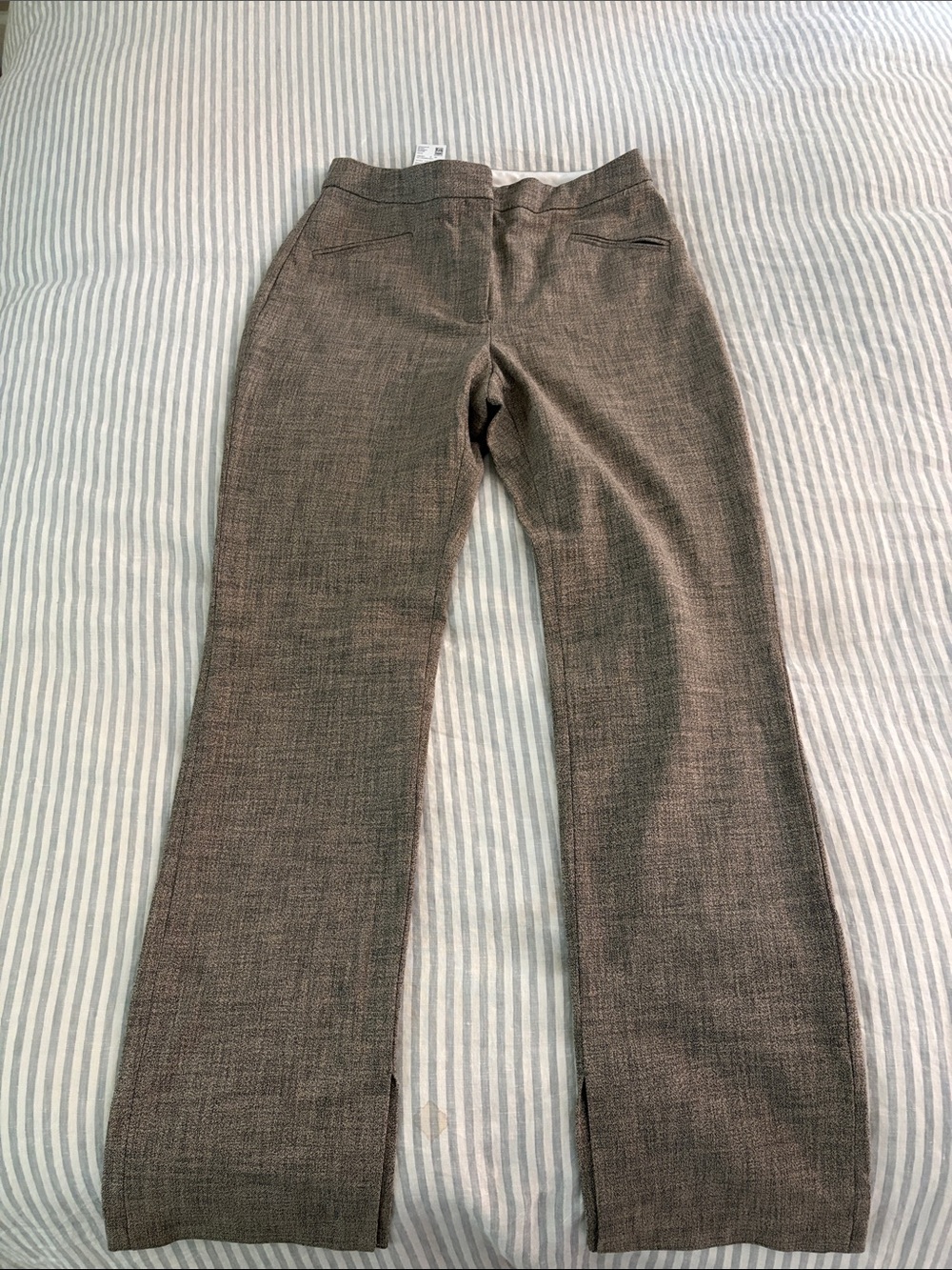 Hugo Boss Brown Tweed Women's Trousers